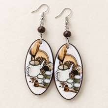Load image into Gallery viewer, "Koule Kafe" Earrings