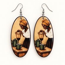Load image into Gallery viewer, "Kafe Karayib" Earrings