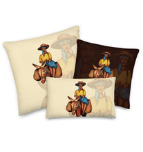 Load image into Gallery viewer, Bourik Pillow - Brown & Beige