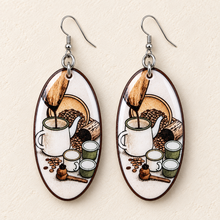 Load image into Gallery viewer, "Koule Kafe" Earrings