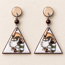 Load image into Gallery viewer, "Koule Kafe" Earrings