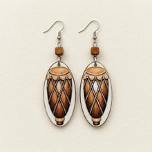 Load image into Gallery viewer, Medium "Tanbou" Earrings - (Various Colors)