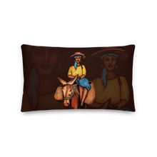 Load image into Gallery viewer, Bourik Pillow - Brown & Beige