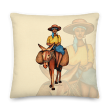 Load image into Gallery viewer, Bourik Pillow - Brown & Beige