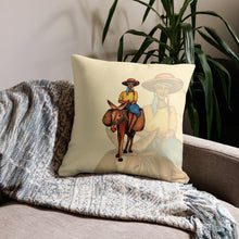 Load image into Gallery viewer, Bourik Pillow - Brown & Beige