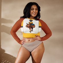 Load image into Gallery viewer, Bourik long-sleeve crop top