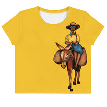 Load image into Gallery viewer, Bourik Crop Tee - Yellow