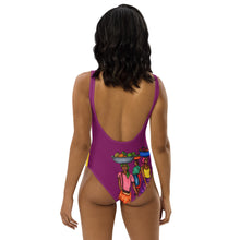 Load image into Gallery viewer, 3 Machann Stripe One-Piece Swimsuit