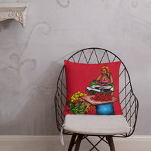 Load image into Gallery viewer, Kale Pwa Pillow - Red