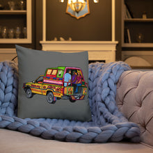 Load image into Gallery viewer, Taptap Pillow - Red/Dark Grey