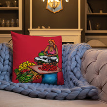 Load image into Gallery viewer, Kale Pwa Pillow - Red