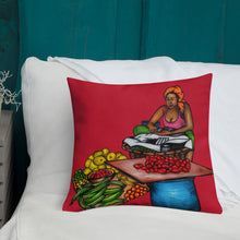 Load image into Gallery viewer, Kale Pwa Pillow - Red