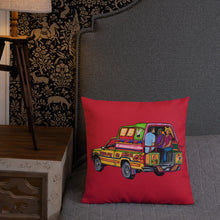 Load image into Gallery viewer, Taptap Pillow - Red/Dark Grey