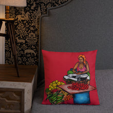 Load image into Gallery viewer, Kale Pwa Pillow - Red