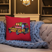 Load image into Gallery viewer, Taptap Pillow - Red/Dark Grey