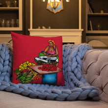 Load image into Gallery viewer, Kale Pwa Pillow - Red