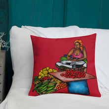 Load image into Gallery viewer, Kale Pwa Pillow - Red