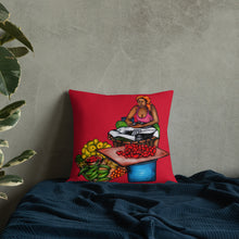 Load image into Gallery viewer, Kale Pwa Pillow - Red