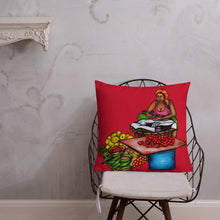 Load image into Gallery viewer, Kale Pwa Pillow - Red