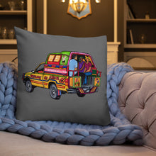 Load image into Gallery viewer, Taptap Pillow - Red/Dark Grey