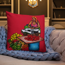 Load image into Gallery viewer, Kale Pwa Pillow - Red