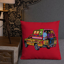 Load image into Gallery viewer, Taptap Pillow - Red/Dark Grey