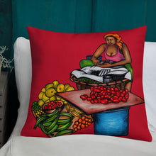 Load image into Gallery viewer, Kale Pwa Pillow - Red