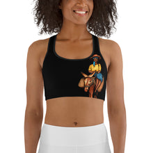 Load image into Gallery viewer, Bourik - Black Sports bra