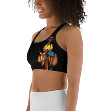 Load image into Gallery viewer, Bourik - Black Sports bra