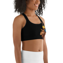 Load image into Gallery viewer, Bourik - Black Sports bra