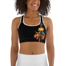 Load image into Gallery viewer, Bourik - Black Sports bra