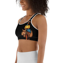 Load image into Gallery viewer, Bourik - Black Sports bra