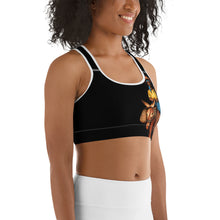 Load image into Gallery viewer, Bourik - Black Sports bra