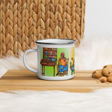 Load image into Gallery viewer, Fanm Lakay Enamel Mug
