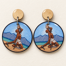 Load image into Gallery viewer, "Nèg Mawon" Earrings
