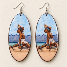 Load image into Gallery viewer, "Nèg Mawon" Earrings
