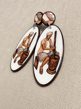 Load image into Gallery viewer, "Pile Kafe" Earrings

