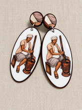 Load image into Gallery viewer, "Pile Kafe" Earrings
