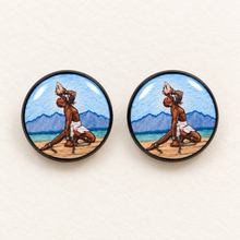 Load image into Gallery viewer, "Nèg Mawon" Earrings
