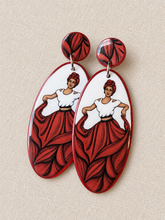 Load image into Gallery viewer, "Danse" Earrings - Red
