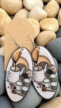 Load image into Gallery viewer, "Koule Kafe" Earrings
