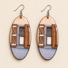 Load image into Gallery viewer, "Jalouzi" Earrings (Nude)
