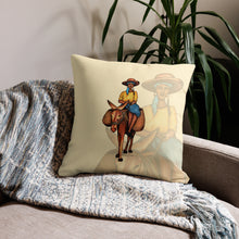 Load image into Gallery viewer, Bourik Pillow - Brown &amp; Beige
