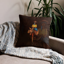 Load image into Gallery viewer, Bourik Pillow - Brown &amp; Beige
