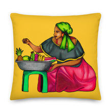 Load image into Gallery viewer, Madan Sara Pillow - Yellow &amp; Grey
