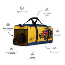 Load image into Gallery viewer, TapTap - Yellow &amp; Blue Duffel bag
