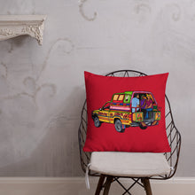 Load image into Gallery viewer, Taptap Pillow - Red/Dark Grey
