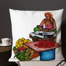 Load image into Gallery viewer, Kale Pwa Pillow - Orange/White
