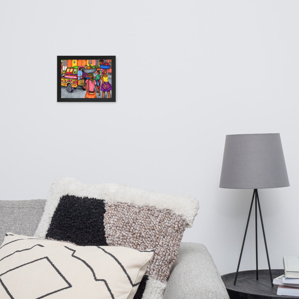 Trafik Lokal Framed poster